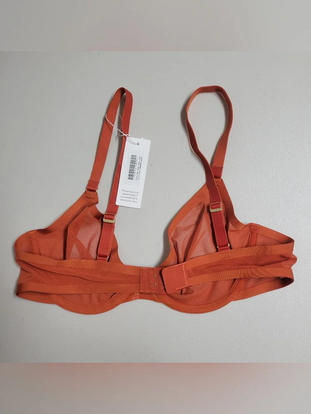 CUUP NWT  The Plunge-Mesh Bra Underwire Size 34B.